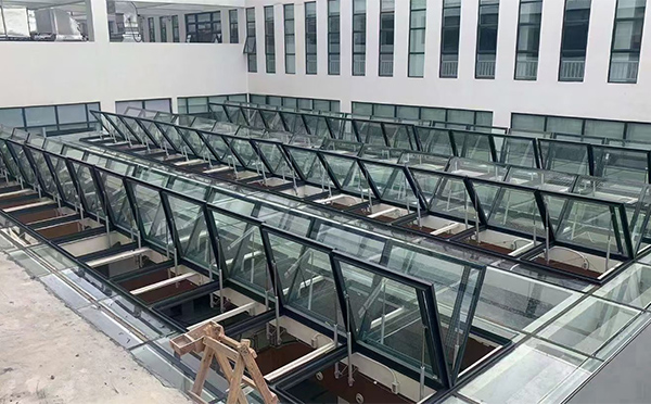 百安科技有限公司近期武威排烟窗项目案例分享 百安科技有限公司近期武威排烟窗项目案例分享